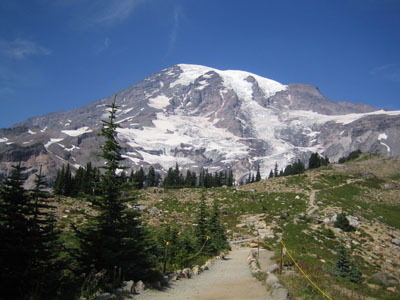 Mt. Rainier as seen from the Skyline Trail